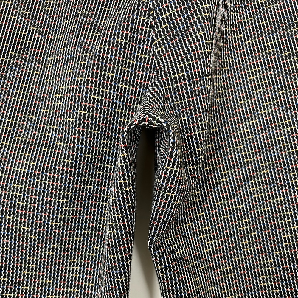 BETABRAND black tweed print yoga work pants SP - Picture 5 of 10